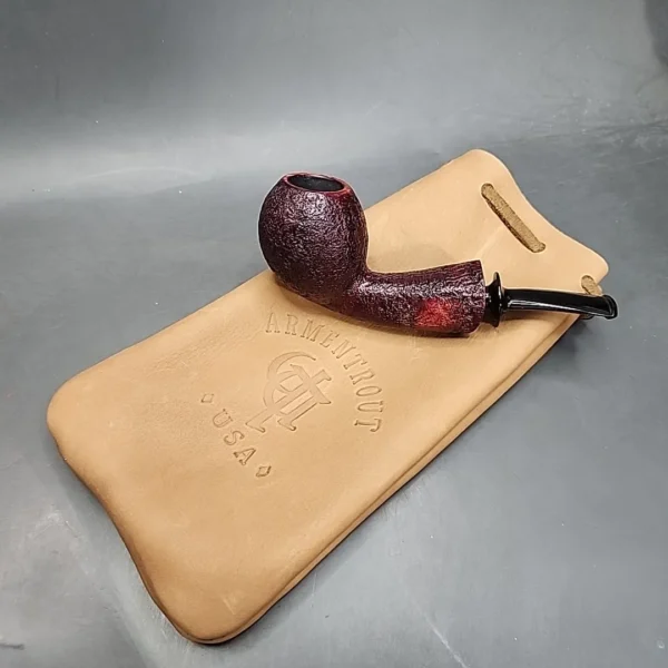 Nathan Armentrout Sandblasted Danish Apple Handmade Briar Pipe, New [SOLD OUT] - Image 15