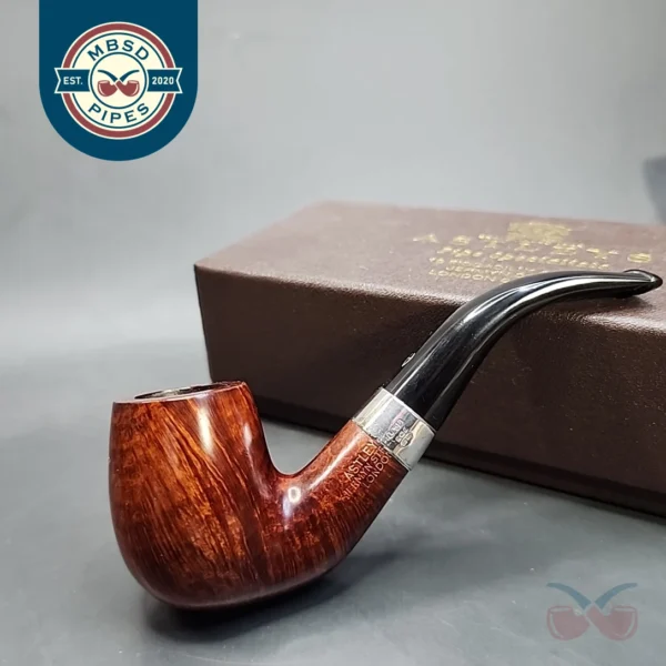Astleys Les Wood Smooth Bent Billiard Estate Briar Pipe, Unsmoked [SOLD OUT]