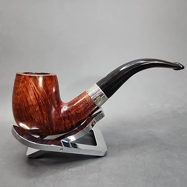 Astleys Les Wood Smooth Bent Billiard Estate Briar Pipe, Unsmoked [SOLD OUT] - Image 4
