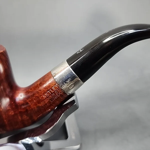 Astleys Les Wood Smooth Bent Billiard Estate Briar Pipe, Unsmoked [SOLD OUT] - Image 5