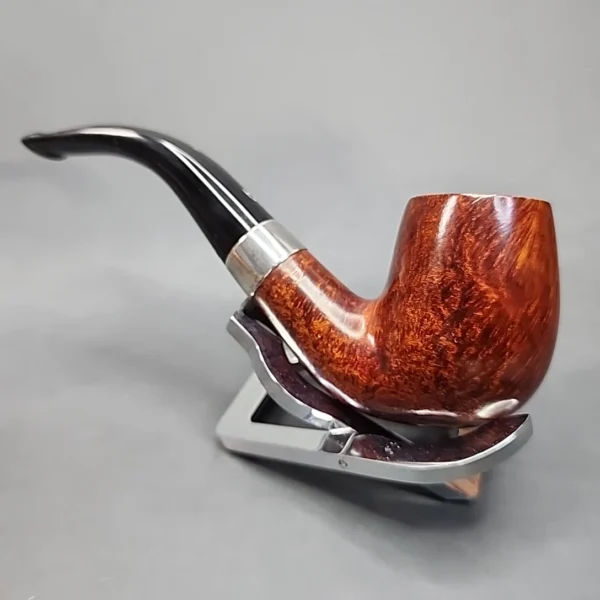 Astleys Les Wood Smooth Bent Billiard Estate Briar Pipe, Unsmoked [SOLD OUT] - Image 9