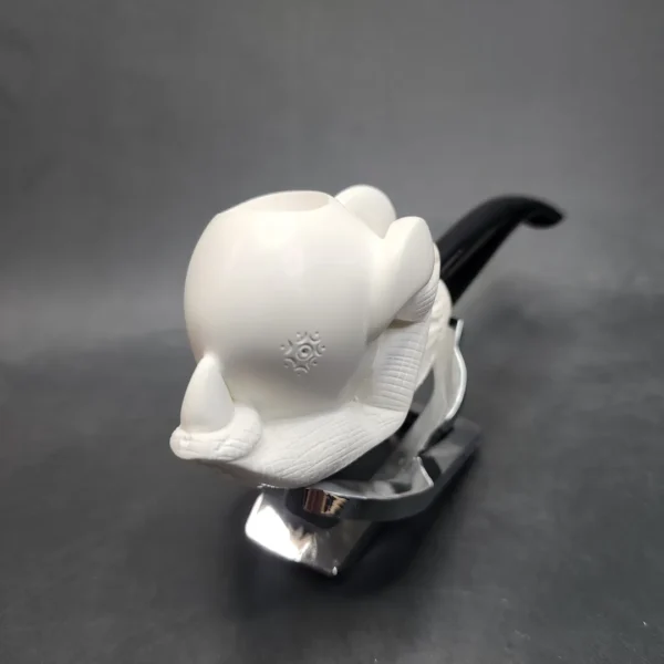 MBSD Meerschaum Claw Egg Block Meerschaum Pipe, Fitted Case - Image 5
