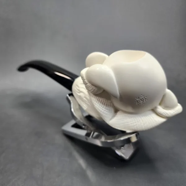 MBSD Meerschaum Claw Egg Block Meerschaum Pipe, Fitted Case - Image 7