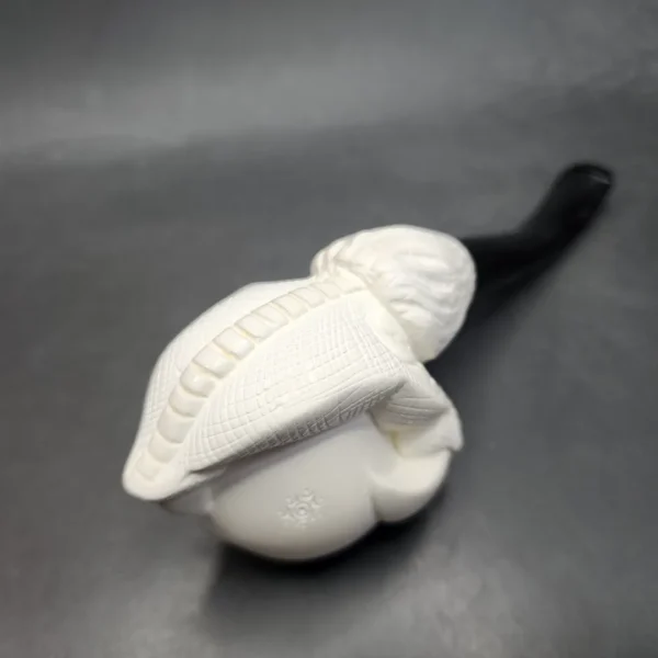 MBSD Meerschaum Claw Egg Block Meerschaum Pipe, Fitted Case - Image 9