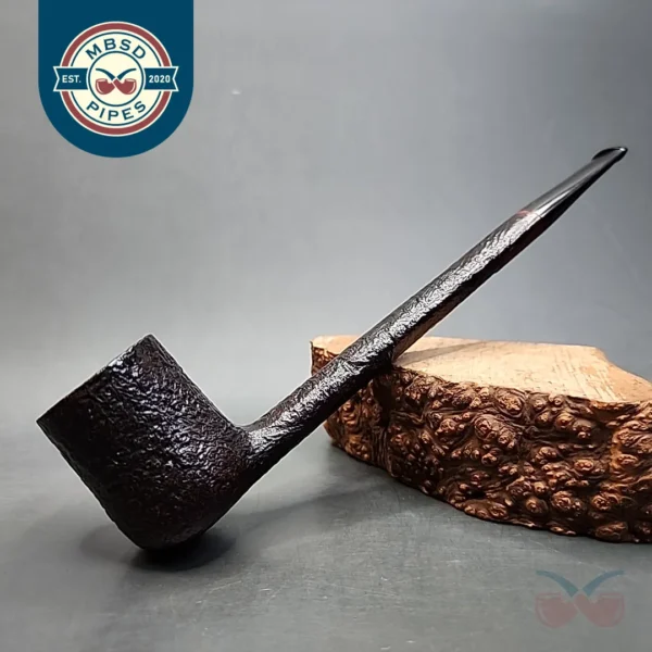 WO Larsen Sandblasted Canadian Estate Briar Pipe