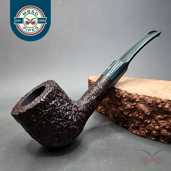 Ashton XXX Pebble Grain 216 Bent Pot Estate Briar Pipe [SOLD OUT]