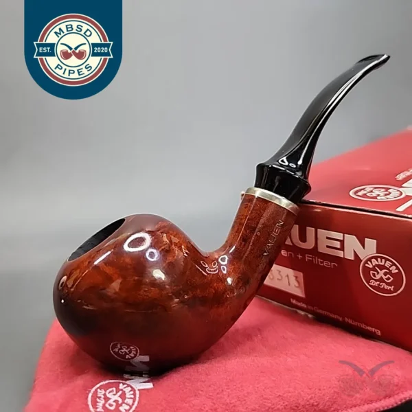 Vauen 3313 Smooth Apple Estate Briar Pipe, Unsmoked 9mm [SOLD]