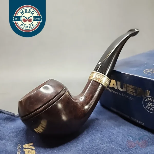 Vauen De Luxe 08 Bent Rhodesian Estate Briar Pipe, Unsmoked, 9mm [SOLD OUT]