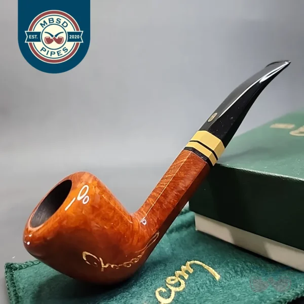 Chacom Hexagone 859 Smooth Panel Pear Estate Briar Pipe, Unsmoked [SOLD OUT]