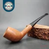 Michel Smooth Bent Zulu Estate Briar Pipe, Unsmoked