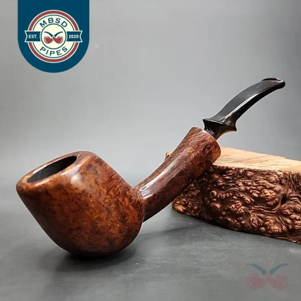 Preben Holm Deluxe Walnut Smooth Tulip Estate Briar Pipe, Danish Estates