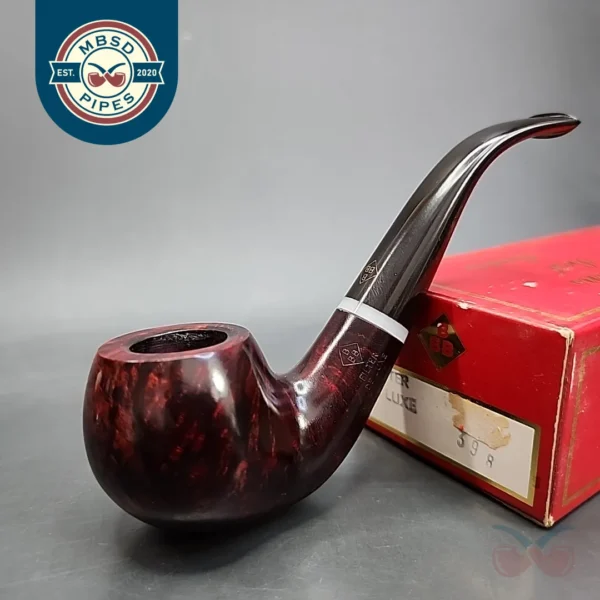 BBB Filter Deluxe D Smooth Bent Apple Estate Briar Pipe, Unsmoked, 6mm [SOLD OUT]