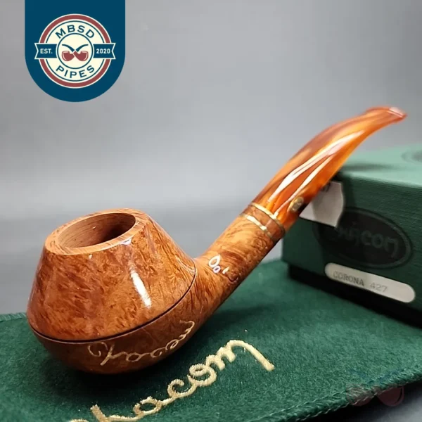 Chacom Corona 427 Smooth Rhodesian Estate Briar Pipe, Unsmoked [SOLD OUT]