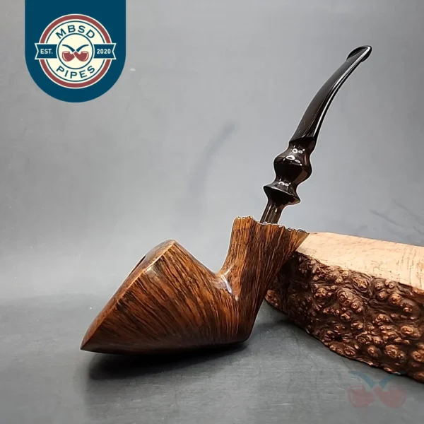 Ben Wade Golden Walnut Smooth Freehand Estate Briar Pipe, Danish Estates