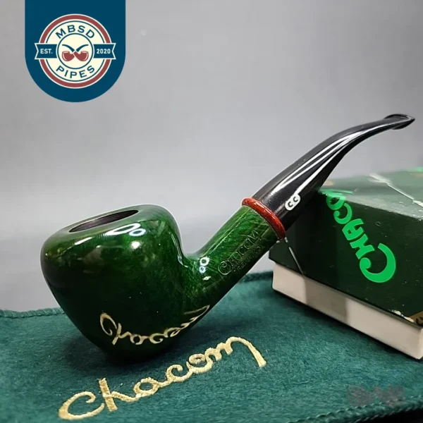 Chacom Trekking Smooth Bent Acorn Estate Briar Pipe, Unsmoked, 3 & 9mm [SOLD OUT]