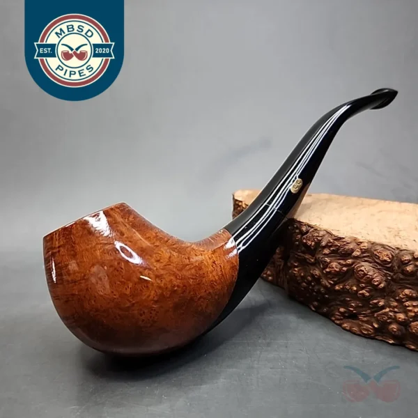 Chacom Volute Bent Cobra Estate Briar Pipe, Unsmoked [SOLD OUT]