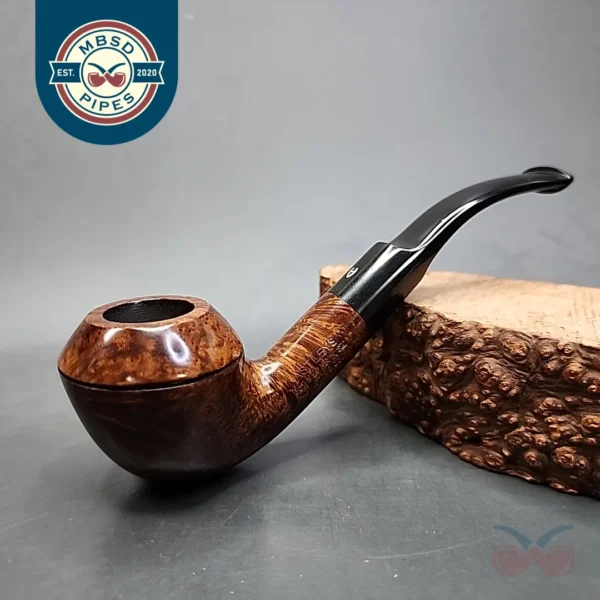 Astleys of London Smooth Bent Rhodesian Estate Briar Pipe, English Estates [SOLD OUT]