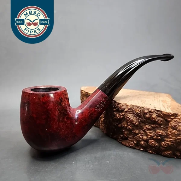 Orlik Rose 4277 Smooth Bent Billiard Estate Briar Pipe Unsmoked [SOLD OUT]