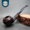 Astleys of London Rusticated Bent Bulldog Estate Briar Pipe
