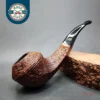 Mark Tinsky Tan Blast 5, Sandblasted Bent Bulldog Estate Briar Pipe [SOLD OUT]