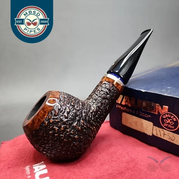 Vauen McRooty 412 Rusticated Straight Apple Estate Briar Pipe, Unsmoked, 9mm [SOLD OUT]