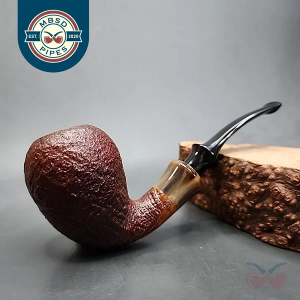 Jess Chonowitsch Sandblasted Acorn Estate Briar Pipe, Danish Estates [SOLD OUT]