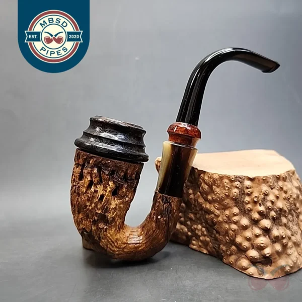 Mutcat Pipes Calabash Handmade Pipe, New