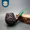 Sean Reum Pipes Large Partially Rusticated Bent Egg Estate Briar Pipe [SOLD OUT]