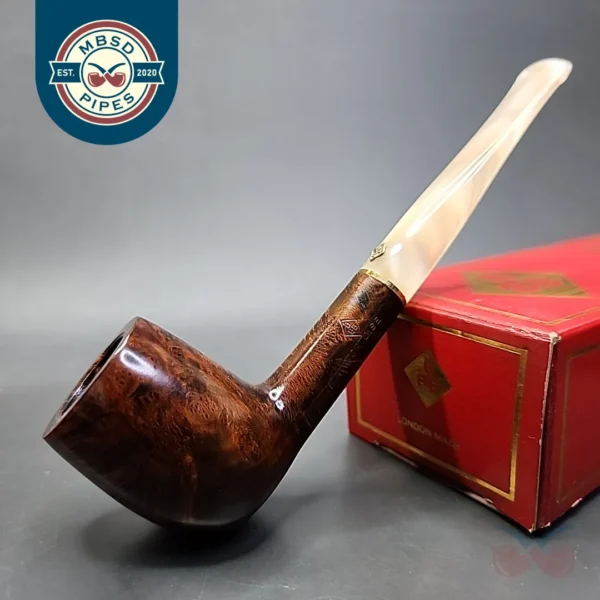 BBB Tortoise 603 Smooth Straight Billiard Estate Briar Pipe, Unsmoked [SOLD OUT]