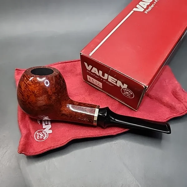 Vauen Straight Apple Estate Briar Pipe, Unsmoked, 9mm - Image 3