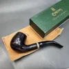 Chacom Blue Riband 43 Smooth Bent Billiard Estate Briar Pipe, Unsmoked, 9mm - Image 3
