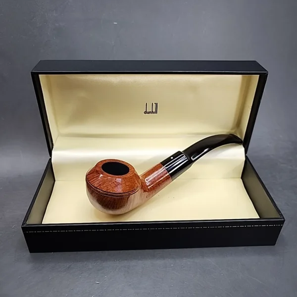 1980 Dunhill Root Briar 42083 Smooth Bent Rhodesian Estate Briar Pipe [SOLD OUT] - Image 3