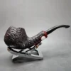 Nording 1997 Hunting Pipe Sandblasted Bent Brandy Estate Briar Pipe, Unsmoked [SOLD OUT] - Image 3