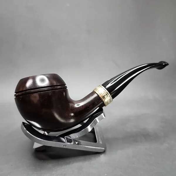 Vauen De Luxe 08 Bent Rhodesian Estate Briar Pipe, Unsmoked, 9mm [SOLD OUT] - Image 3