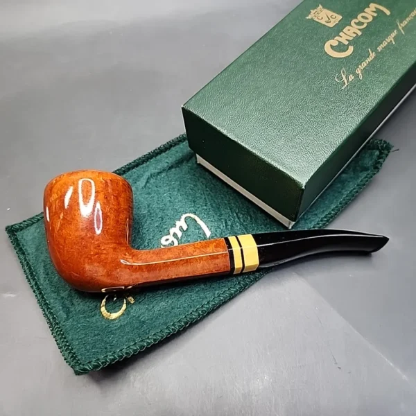 Chacom Hexagone 859 Smooth Panel Pear Estate Briar Pipe, Unsmoked [SOLD OUT] - Image 3