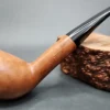 Michel Smooth Bent Zulu Estate Briar Pipe, Unsmoked - Image 3