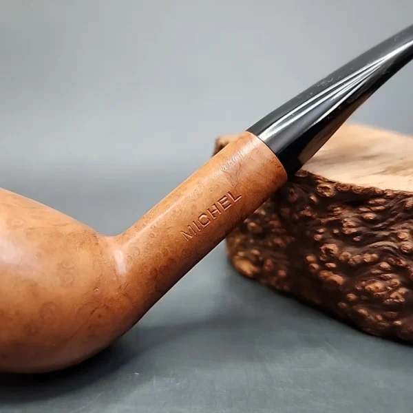 Michel Smooth Bent Zulu Estate Briar Pipe, Unsmoked - Image 3