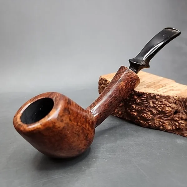 Preben Holm Deluxe Walnut Smooth Tulip Estate Briar Pipe, Danish Estates - Image 3