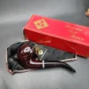 BBB Filter Deluxe D Smooth Bent Apple Estate Briar Pipe, Unsmoked, 6mm [SOLD OUT] - Image 3