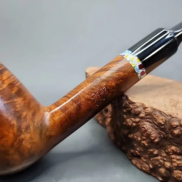 Gigi Giant Smooth Lovat Estate Briar Pipe, Unsmoked, 9mm [SOLD OUT] - Image 3