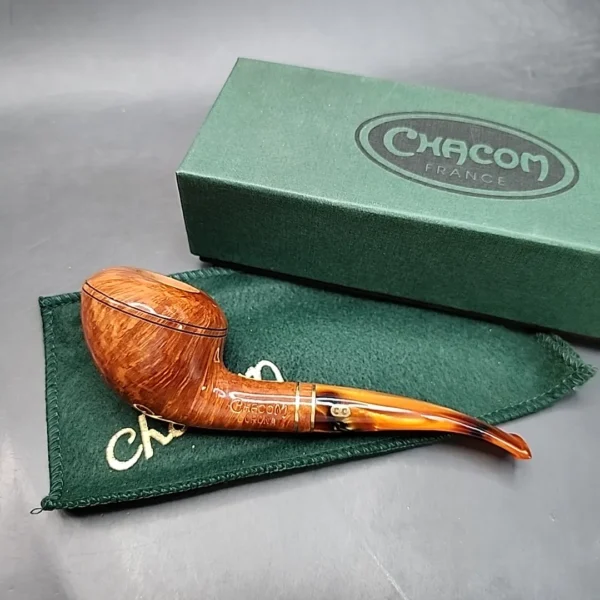 Chacom Corona 426 Smooth Bent Rhodesian Estate Briar Pipe Unsmoked - Image 3