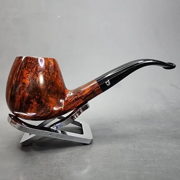 Bjarne Handmade Bent Brandy Estate Briar Pipe, Unsmoked [SOLD OUT] - Image 3