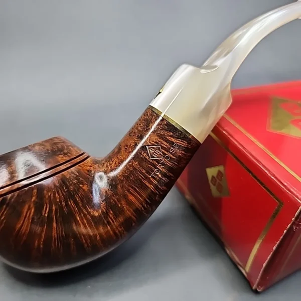 BBB Tortoise 765 Smooth Bent Estate Briar Pipe, Unsmoked [SOLD OUT] - Image 3