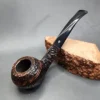 Astleys of London Rusticated Bent Bulldog Estate Briar Pipe - Image 3