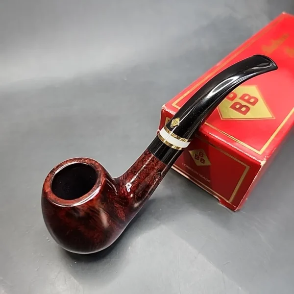 BBB Fiesta 317 Smooth Bent Apple Estate Briar Pipe Unsmoked [SOLD OUT] - Image 3
