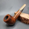 Gigi Elegance Chubby Straight Billiard Estate Briar Pipe Unsmoked 9mm, Horn Stem [SOLD OUT] - Image 3