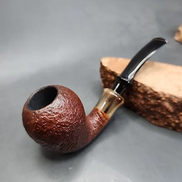 Jess Chonowitsch Sandblasted Acorn Estate Briar Pipe, Danish Estates [SOLD OUT] - Image 3