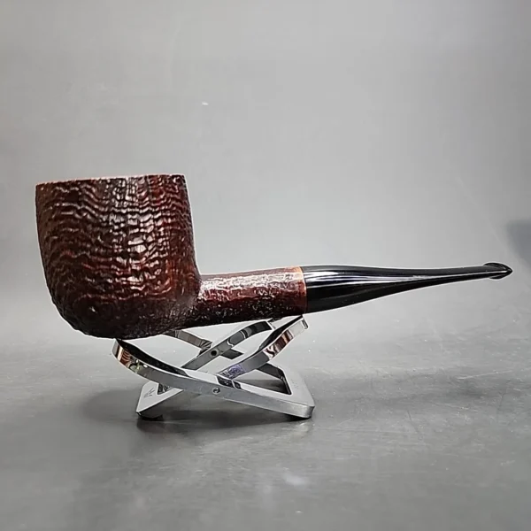 Savinelli Punto Oro 1015 JU Sandblasted Pot Estate Briar Pipe [SOLD OUT] - Image 3