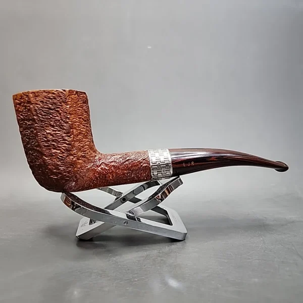 Ferndown Antique Bark 2 Star Panel Dublin, Estate Briar Pipe, English Estates [SOLD OUT] - Image 3