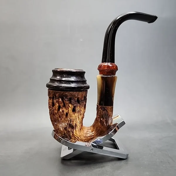Mutcat Pipes Calabash Handmade Pipe, New - Image 3